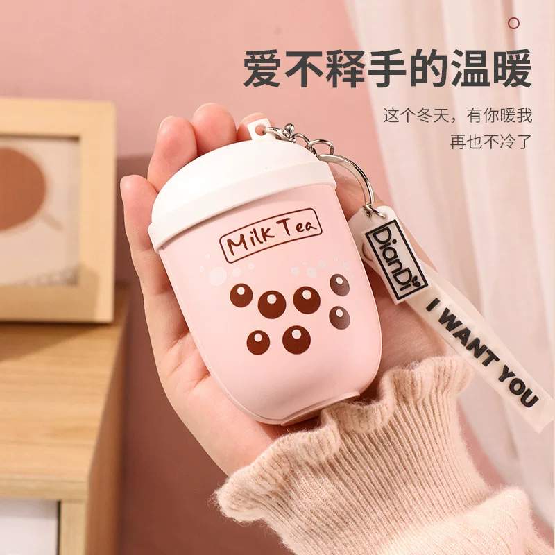 Milk tea, small handheld hand warmer, wholesale, Birthday gift