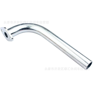 26CM mini motosiklet kartı Predator 212cc MB/CT200 səsboğucu borusu