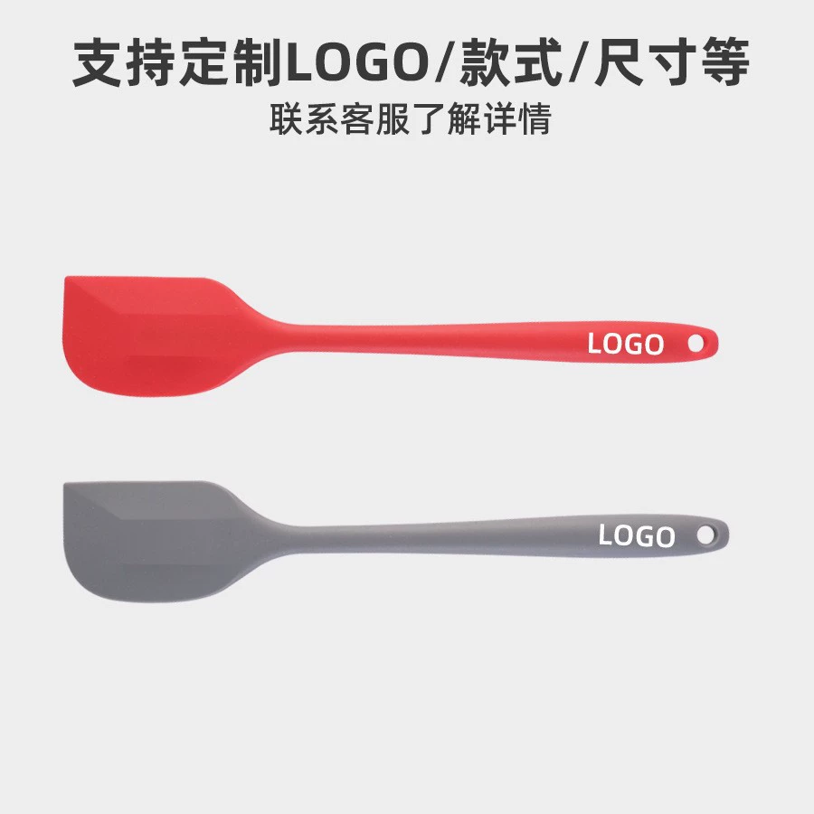 Big long cream silicone scraper, wholesale