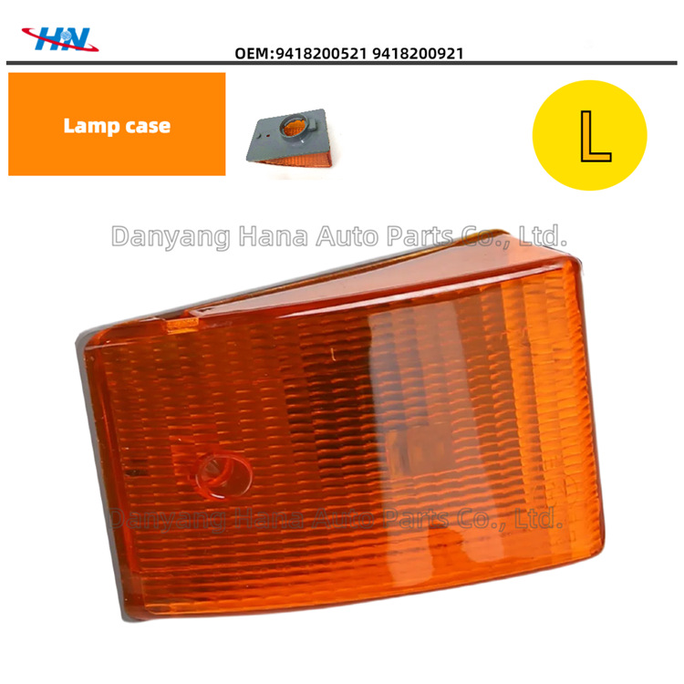 La carcasa de la señal de giro es adecuada para la luz del camión BMW Benz Actros MP3 MP2 MP1 luz de señal 9418200521