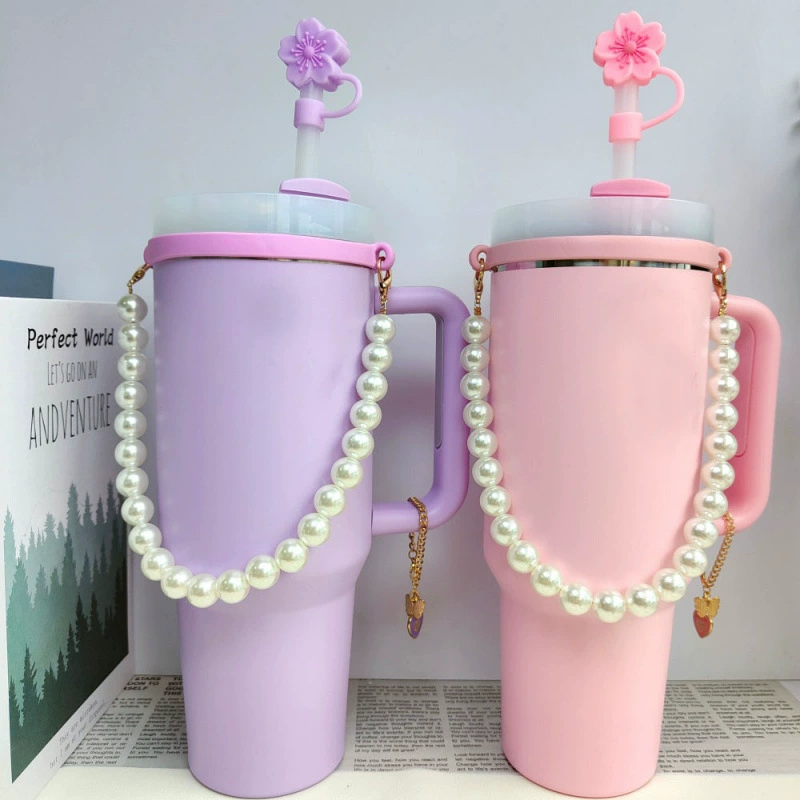 Подходящий для Tupperware большой чашки с держателем шнурок для чашки цепочка для льда жемчужная цепь чайник набор чашки кольцо изоляционная чашка подъемное верёвка