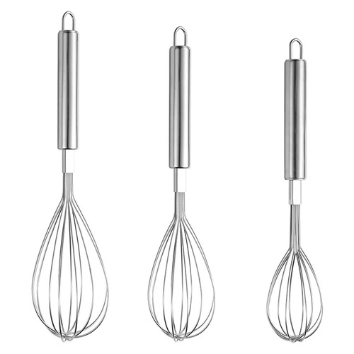 Stainless steel manual egg beater household small egg mixer cream whipper kitchen baking tools