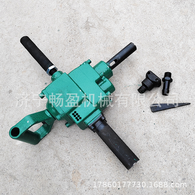 ZK19矿用轨道钻机手持式zk19气动钻机钢轨钻孔机煤矿道岔钻孔机