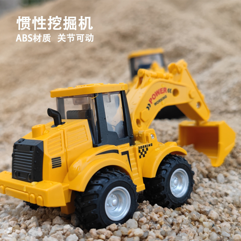 Cross-Border Children's Inertial Engineering Vehicle Abs Car Excavator Claw Machine Cake Decoration Accessories Educational Parent-Child Cross-Border Children's Inertial Engineering Vehicle Abs Car Excavator Claw Machine Cake Decoration Accessories Educational Parent-Child