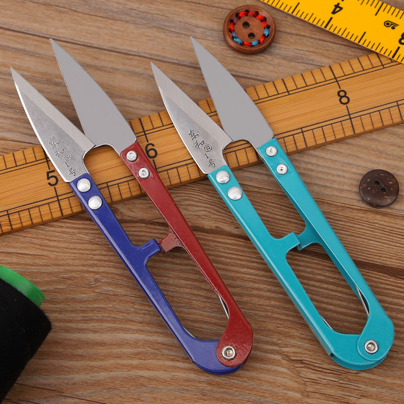 대형 동 · 1 호 스프링원사 가위 U 자형 재단사 팁 작은 가위 큰 원사 가위 큰 원사 가위 무료 배송