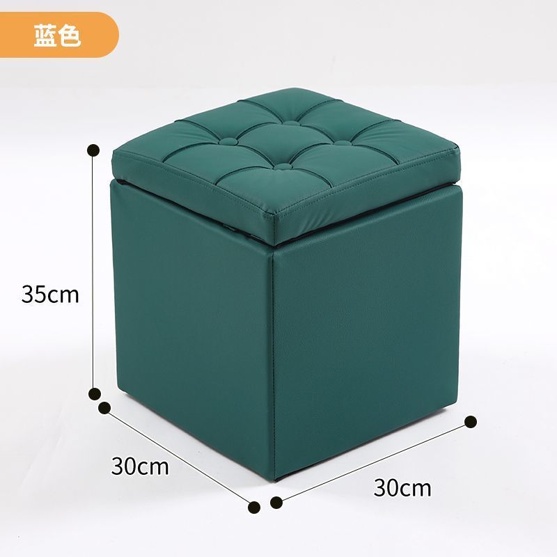 다크그린 수납스툴 [업그레이드된 고양이 스크래치 가죽]