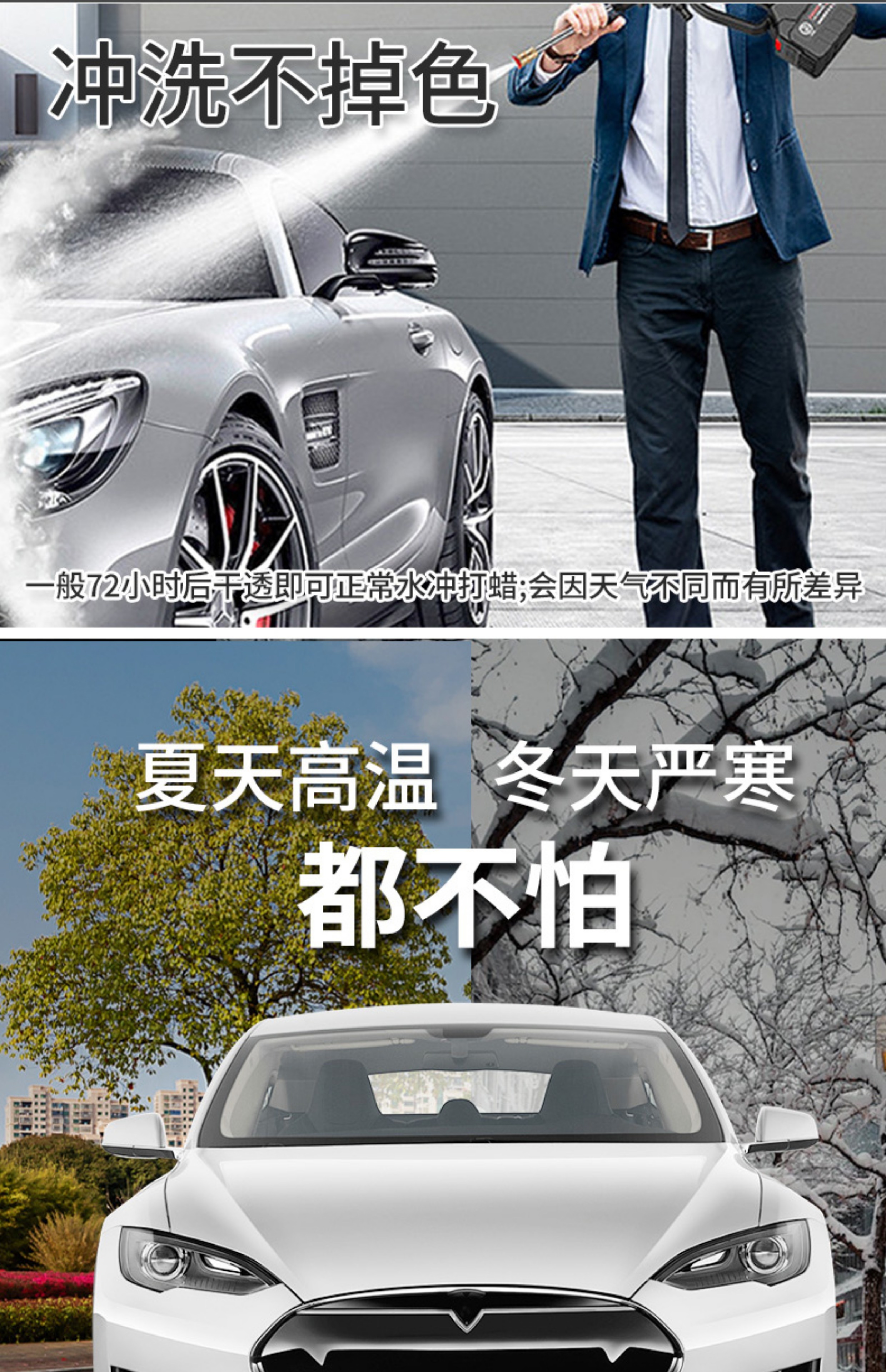 Car touch-up pen pearl white black plastic front bumper rear wheel arch car paint scratch self-painting spray