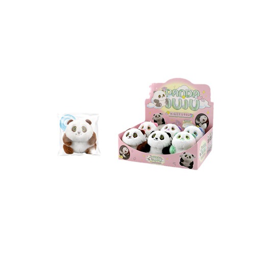 Decompression artifact panda wings funny design wind-up panda pull vibration pinch decompression toy pendant