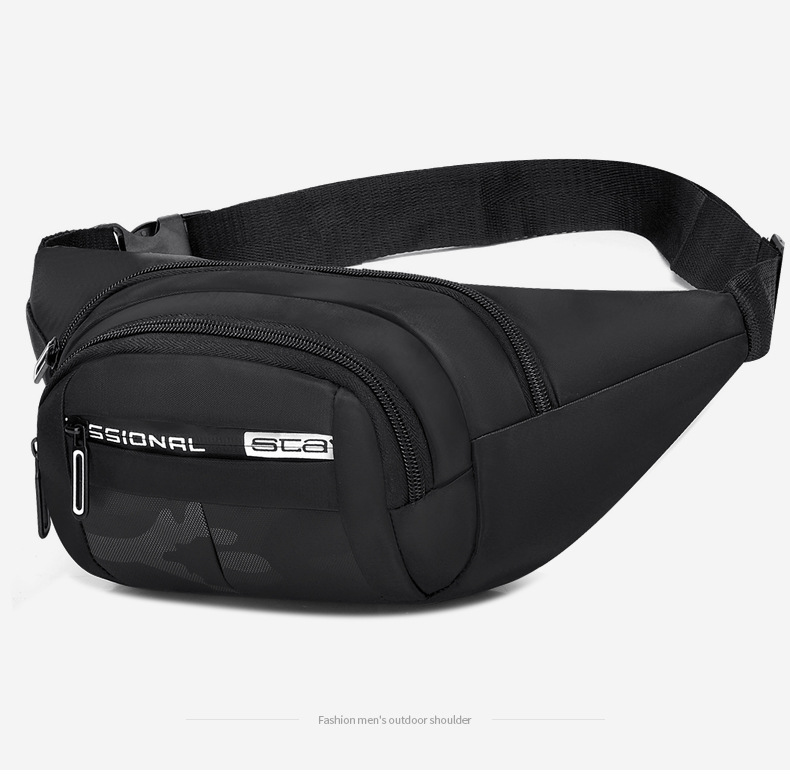 Wholesale of foreign trade waist bags, men's leather chest bags, large-capacity crossbody bags for travel, men's business outdoor mobile phone bags undefined