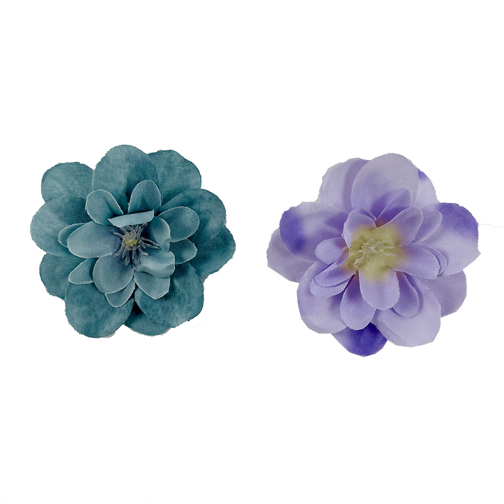 Flores hechas a mano de simulación de golondrina DIY ropa de decoración de cabello ilustración material de flores de pinzas flores falsas de hincia