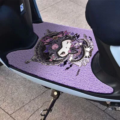 Electric vehicle foot mat — cutting foot pad - 208-kuromi-width-50xlength-70cm