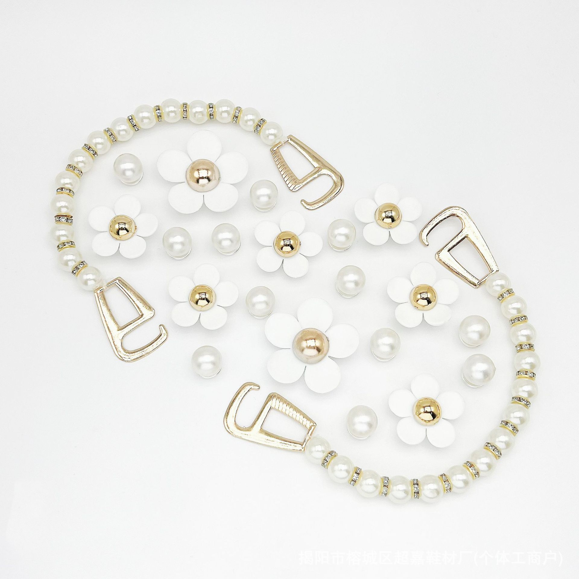 CJ-161 Flores de perlas