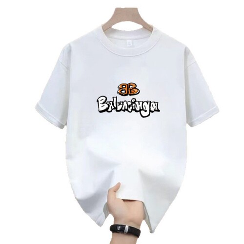 Short-sleeved t-shirt men's printed short-sleeved high-quality American fashion brand loose short-sleeved men's cross-border foreign trade t-shirt