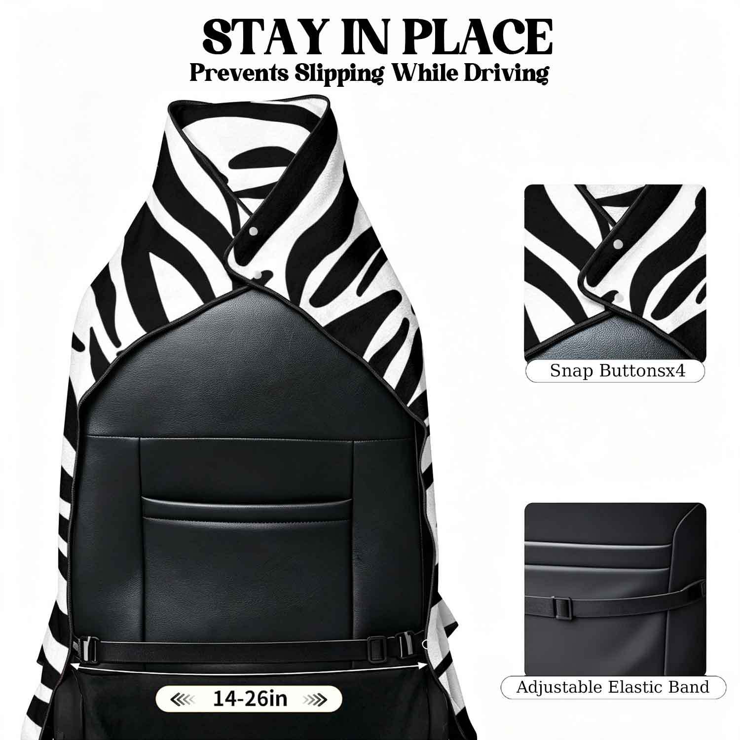 Printed bath towel and car seat cover 2-in-1, ultra-fine fiber outdoor beach and car dual-use universal seat cushion