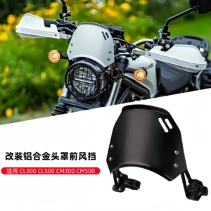 Honda CL300 CL500 CM300 CM500 üçün alüminium ərintisi kiçik ön şüşə