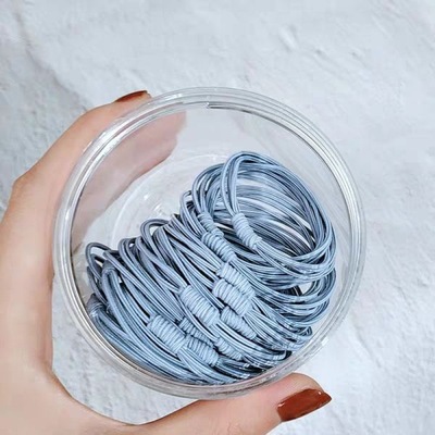 Wholesale rubber band Elastic Leather sheath Hairpin Hair tie Simplicity lovely Tousheng Mori girl Hair rope Headdress