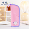 Cartoon folding capacious pencil case for elementary school students, universal high quality cloth