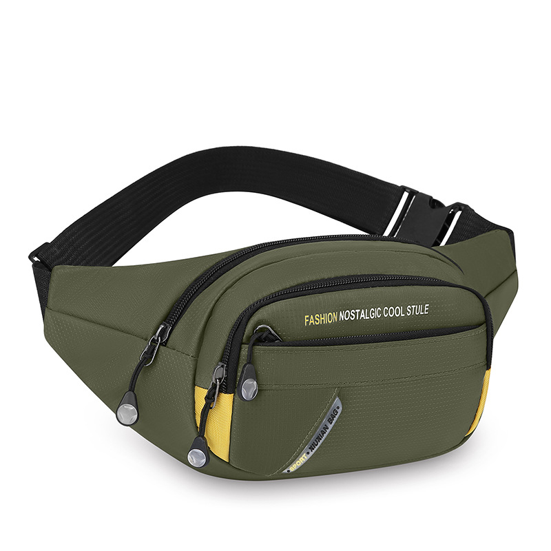 Riñonera de hombre al por mayor Bolso de mensajero de un solo hombro multifuncional casual coreano Cartera de negocios Bolso de pecho de ciclismo deportivo