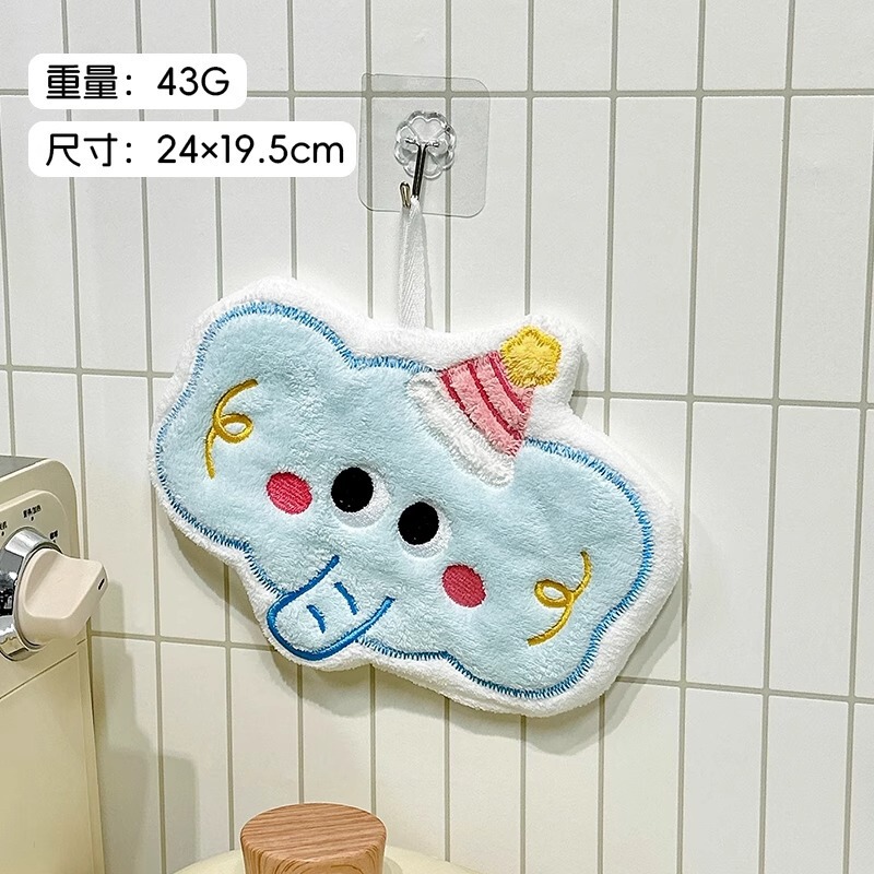 インターネット有名人小動物ハンドタオルぶら下げ吸水性強力な子供のかわいいタオルキッチンディッシュタオル卸売韓国タオル|undefined