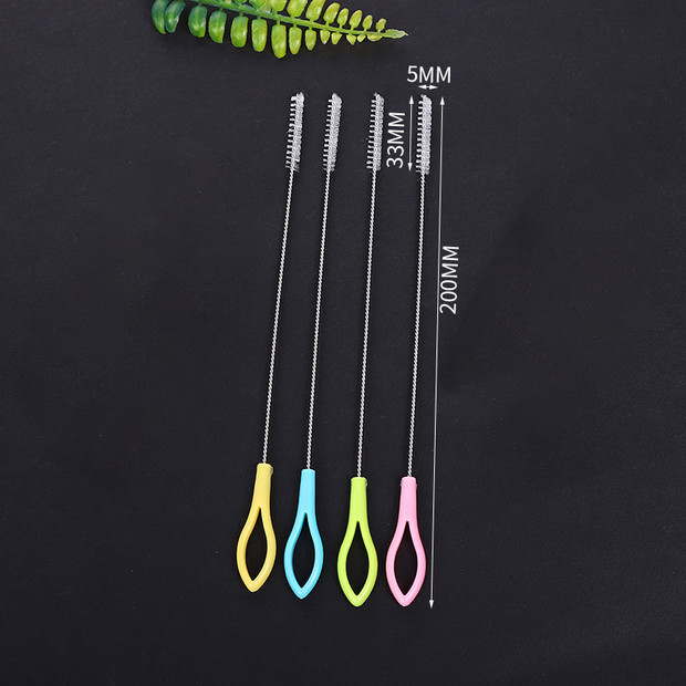 Fabricante esponja de cabello recto cepillo de limpieza de taza de mango largo cepillo de botella de leche desmontable cepillo de limpieza de taza cepillo de agua