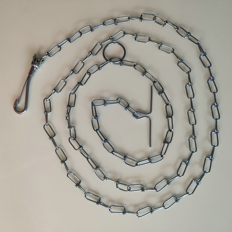 镀锌链条 铁链 牵引绳 线径1.5mm-3.4mm 宠物链 镀锌打结链