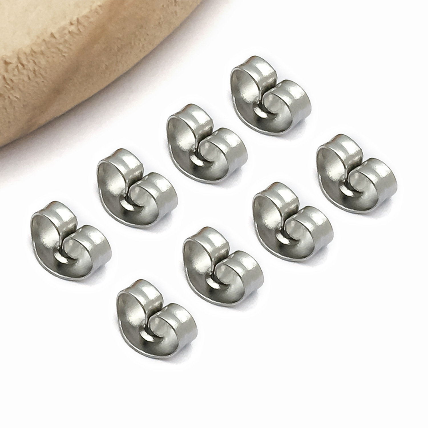 Gold Stainless Steel Butterfly Earplugs Simple