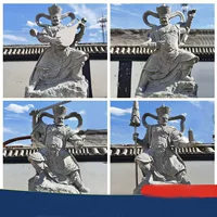 Готовый запас производителя: 3m каменных скульптур Четырех Небесных Царей, гранитные статуи Четырех Небесных Царей, статуи и скульптуры Будды.