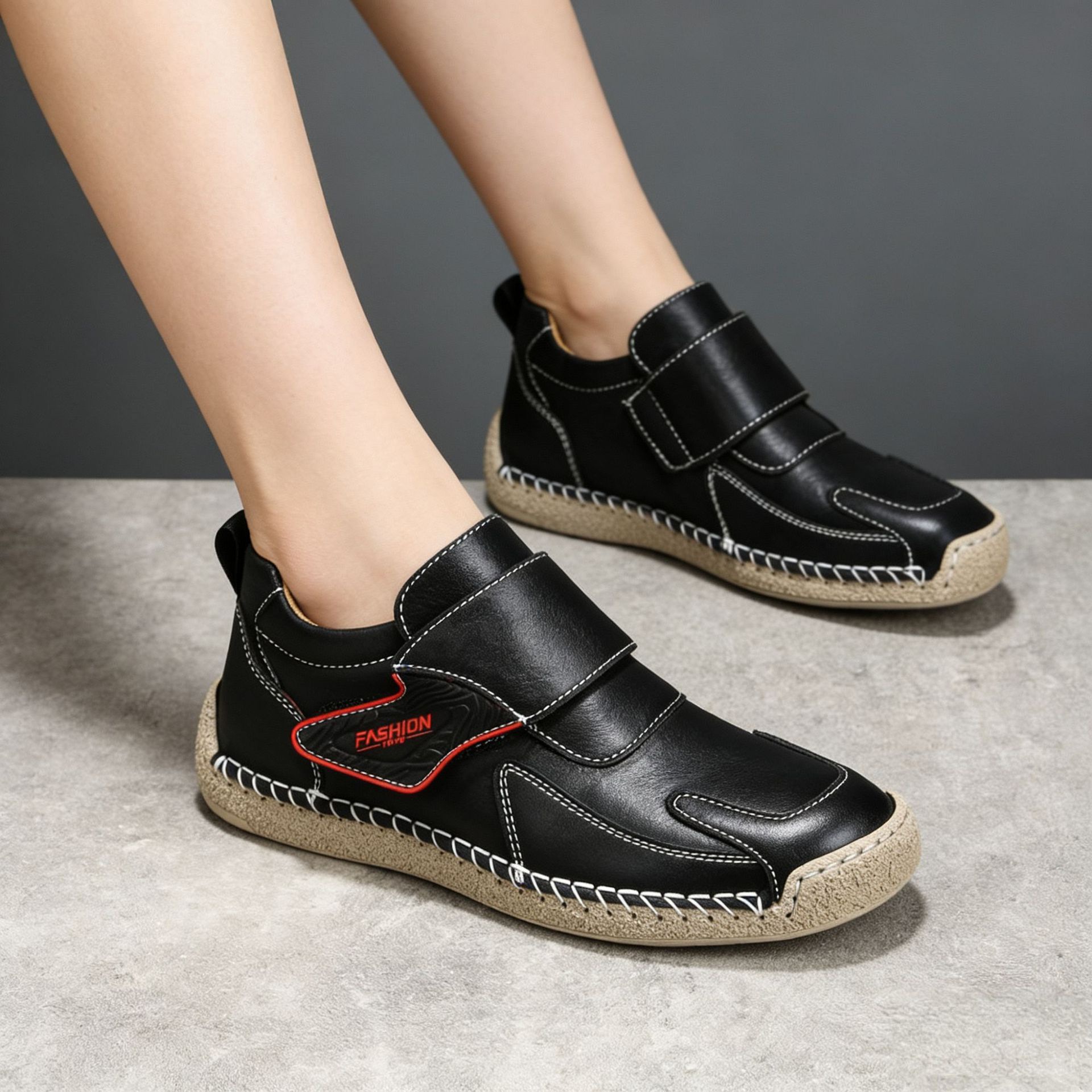 Comfortabele dames instappers platte schoenen met zachte zool_voghion.com
