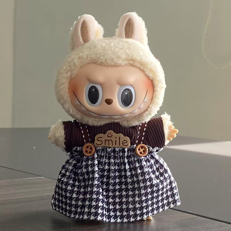 ラブブベビー服 ラブブ服 17cm 1代目・2代目・3代目ぬいぐるみ ビニール人形 着せ替えスカート 着せ替えセット|undefined
