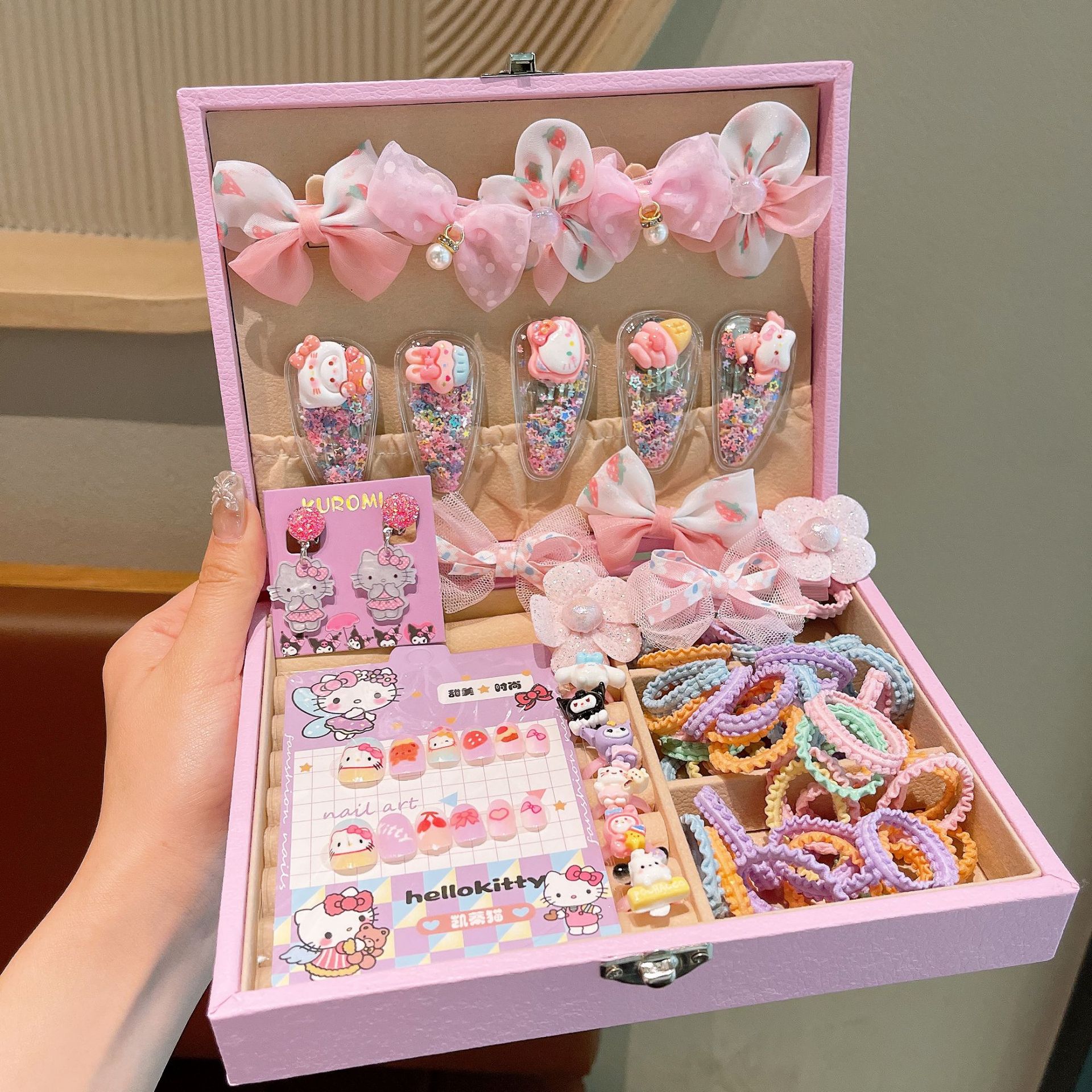 Caja de regalo KT de encaje