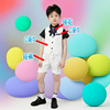 Children's summer classic suit, dress for boys, piano, noble cut, suitable for teen, for catwalk