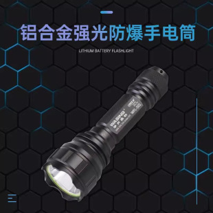 Huasheng Panther 501 Strong Light Super Bright Rechargeable LED Flashlight Outdoor Security Patrol Gas Station Special