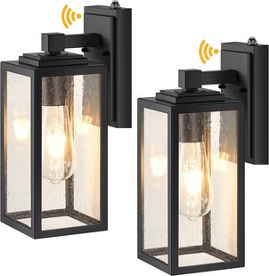 Cross-border Amazon Outdoor Square American UL US Regulations Simple Light Control Outdoor Hotel Courtyard Away Engineering Wall Lamp