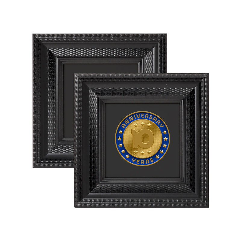 Cross-Border Vintage Black Square 8inch French Retro Photo Frame Wall-Mounted DIY Plaster Bitcoin Oil Painting Frame