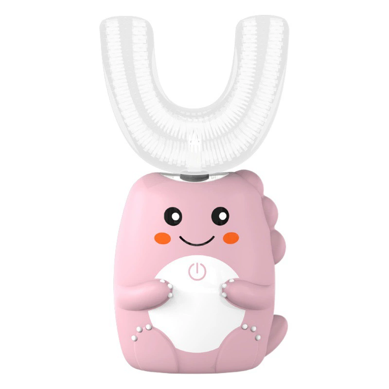 Умная Детская электрическая зубная щетка U-образная 2-6-12 лет Третья передача Звуковая Вибрация Мягкие волосы Водонепроницаемая Детская электрическая зубная щетка