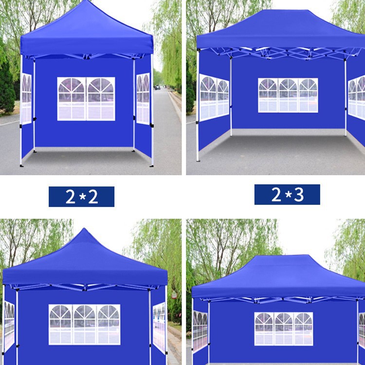 Carpa de Marco automático a prueba de lluvia de cuatro esquinas paraguas grande dosel de cuatro patas puesto de cobertizo al aire libre toldo paño a prueba de lluvia al por mayor