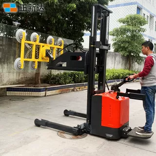 定制电动吸盘叉车玻璃钢板搬运车真空吸吊机吊具助力机械手堆高车