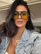 S 36660 Oversized Aviator Sunglasses �����̫���� �羳����