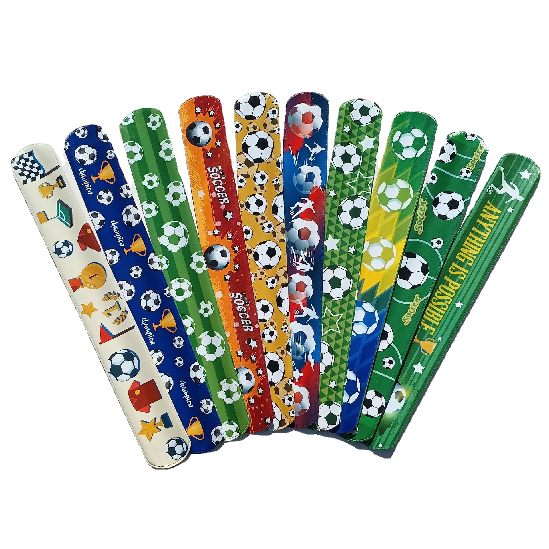 Fiesta temática de fútbol brazalete de collar de fútbol brazalete de decoración de fútbol deporte de fútbol brazalete de collar de fútbol