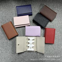 日本と韓国の男性と女性のクロスパターン財布 70% off 多機能財布コインホルダーツーインワン小銭入れ財布