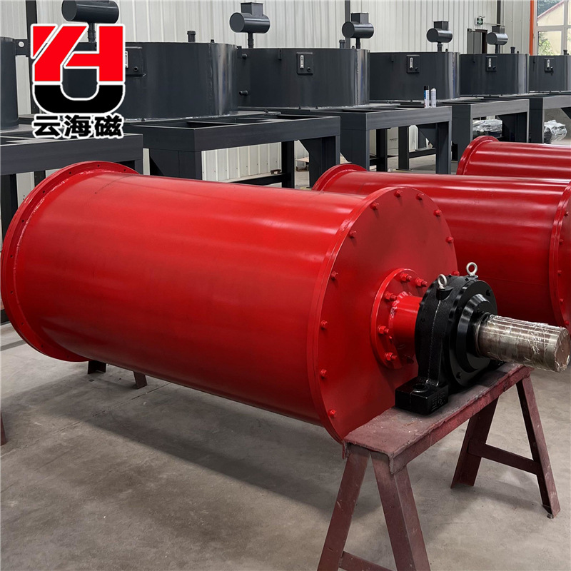 厂家RCT系列强力永磁滚筒 干式磁选机除铁器 矿业用磁性滚筒