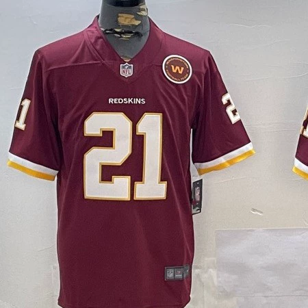 Футбол Redskins второе поколение №21 №17 NFL跨境 отправка изящная вышивка