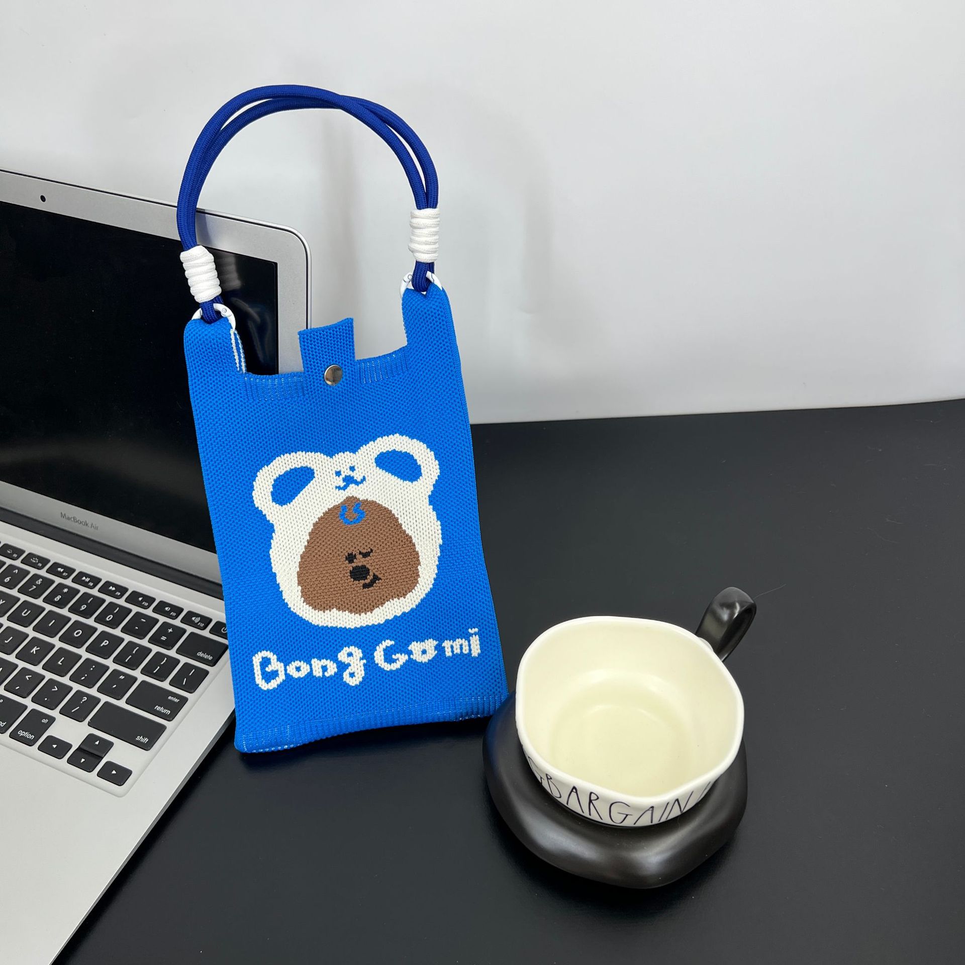 H-대마줄 파란색 곰 머리 + 진한 파란색 대마줄