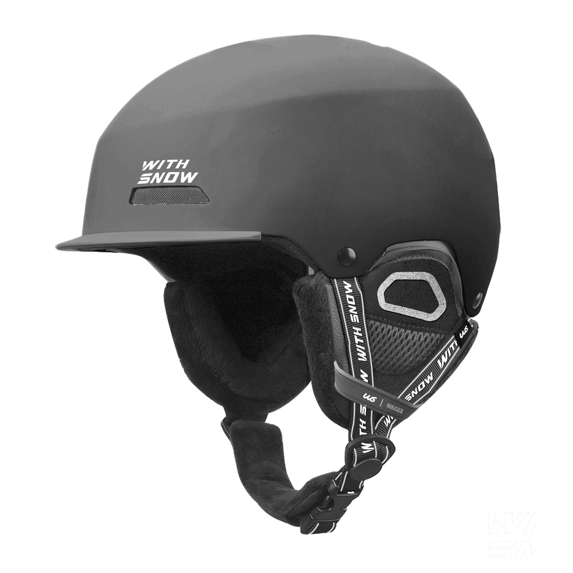 Casco de esquí Gorro de snowboard Casco de nieve Equipo de esquí cálido y resistente al viento Prevención de colisiones en el casco de esquí_voghion.com