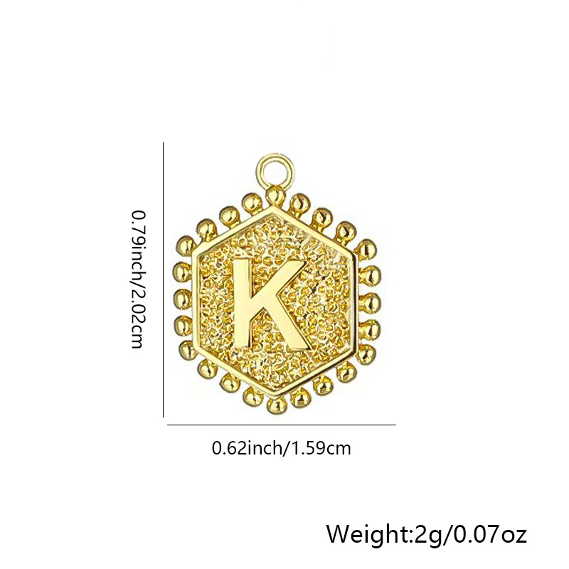 銅メッキリアルゴールド 26 英字ペンダントダイヤモンドネックレスイヤリングジッパーペンダント diy ジュエリーレターアクセサリー|undefined