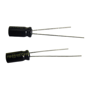 Original Spot Eeufm1A101 Through-Hole Aluminum Electrolytic Capacitor