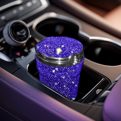 Flame Retardant, Car ashtray - blue