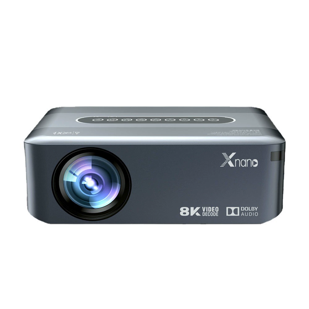 X1 домашний умный проектор с 8K декодированием, портативный белый стенд прямой трансляции в спальню семейный проектор xnano