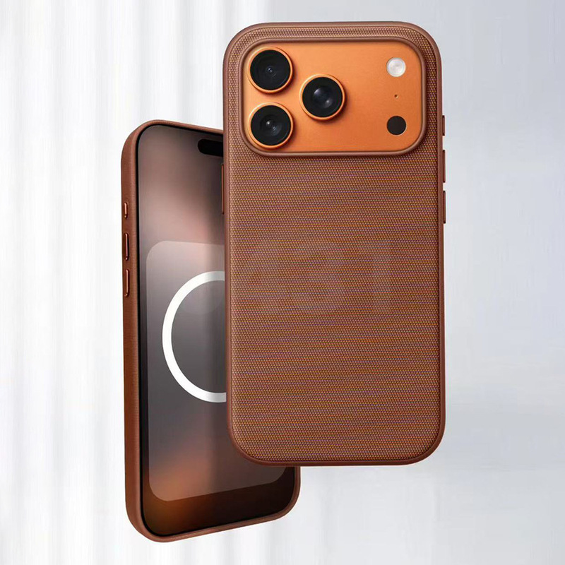 Suitable for Apple iPhone 17 Tech Fabric Magnetic Phone Case with Camera Control and Fabric Texture Model L155