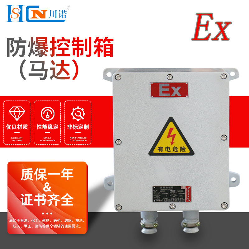防爆控制箱（马达）粉尘接线箱风机控制按钮电源检修箱开关箱